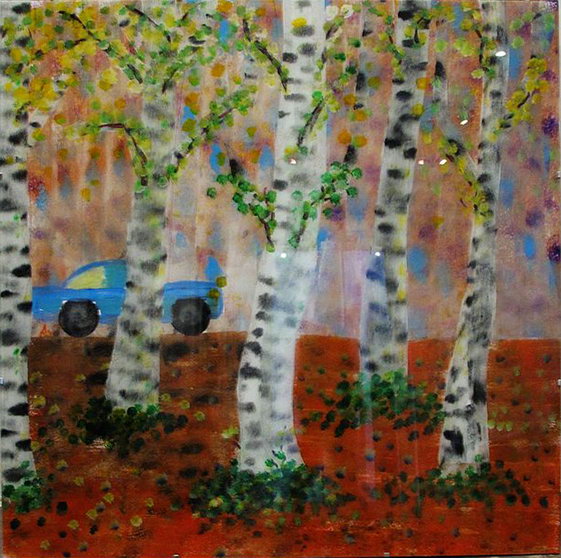 Mit Auto durch den Wald-Խɭ-ϩ-5050cm