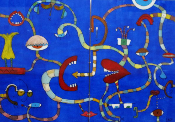 Words without roots ޸-ϩ-70X50cm