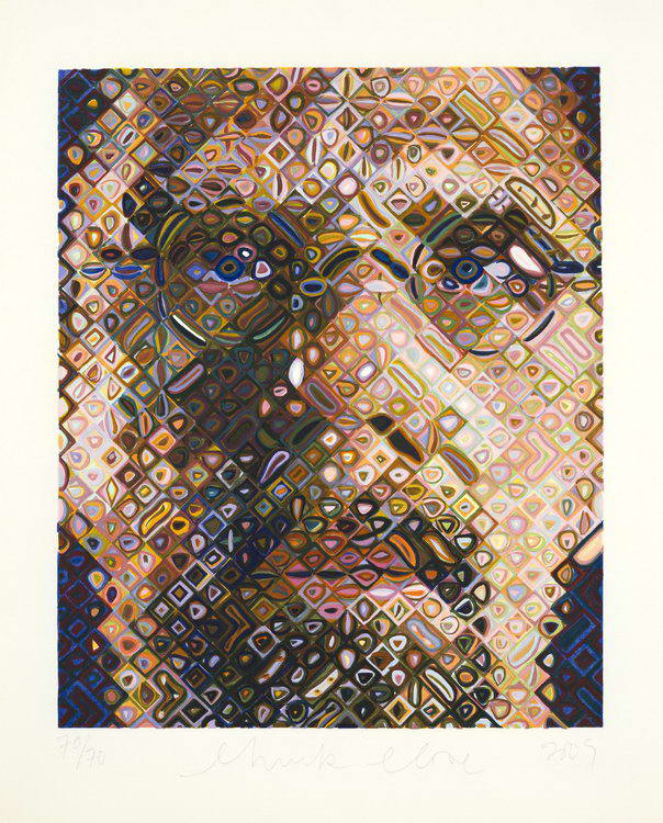Chuck Closeˡ˹ Self-Portrait WoodcutľԻ