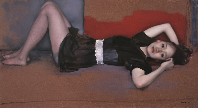ï δ֮ In_the_Season_of_Flowers_No.2___ͻOil_on_Canvas 65cmx101.5cm 2012
