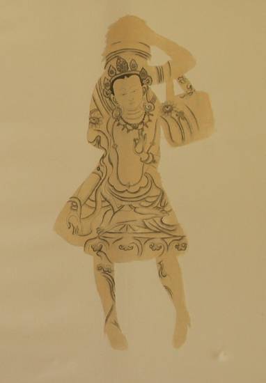 次旦久美作品《变迁》(局部)