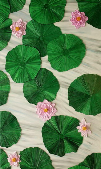 安东尼奥作品 净空·静荷 120x200cm 2012