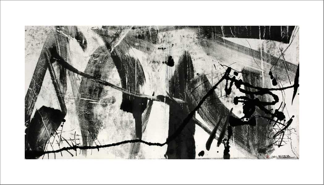 ֣ˮīƷҡ-1989֮һ 68x105cm 1991