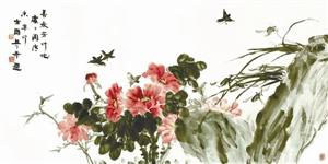 方国兴国画作品《香溢四海》