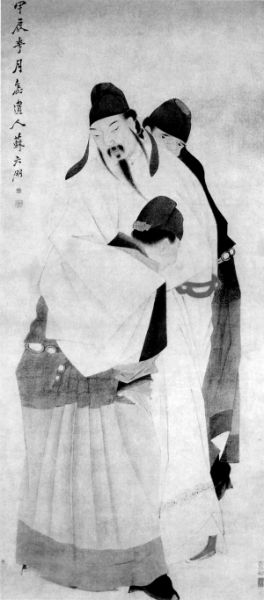 苏六朋作品《太白醉酒图》