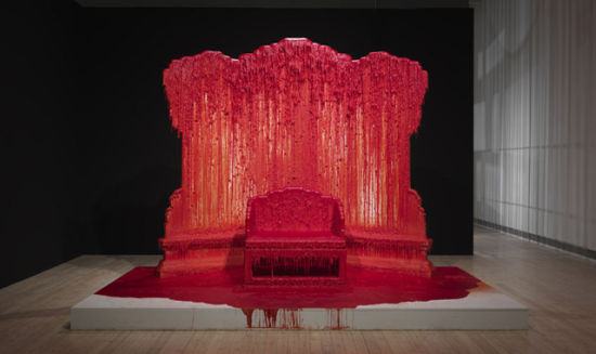 赵赵,瀑布,蜡制装置,2013