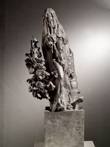 梁硕《什么东西》 铝 68cm×28cm×21cm 2008年副本