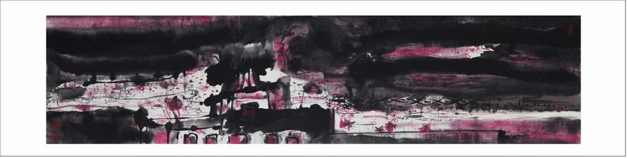 ֣ˮīƷ찲֮ġ֮һ 33.2x138.4cm 2013