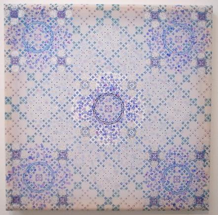 乌山秀直作品-《震响》系列-综合材料绘画-2013