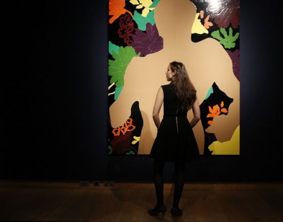 Gary Hume的作品“Vicious"。预计2月13日这幅画将在伦敦拍卖到40万英镑