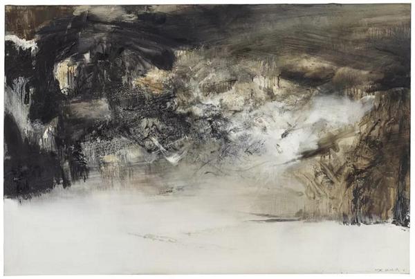 Zao Wou-Ki, 7.3.70, 1970. Courtesy Christies Images Ltd.