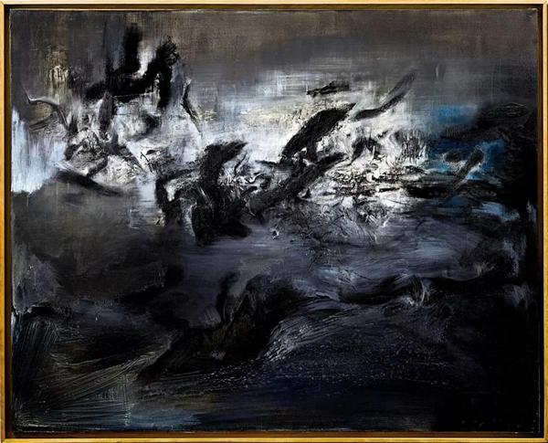 Zao Wou-Ki, 21.04.59 , 1959. Courtesy of Sotheby